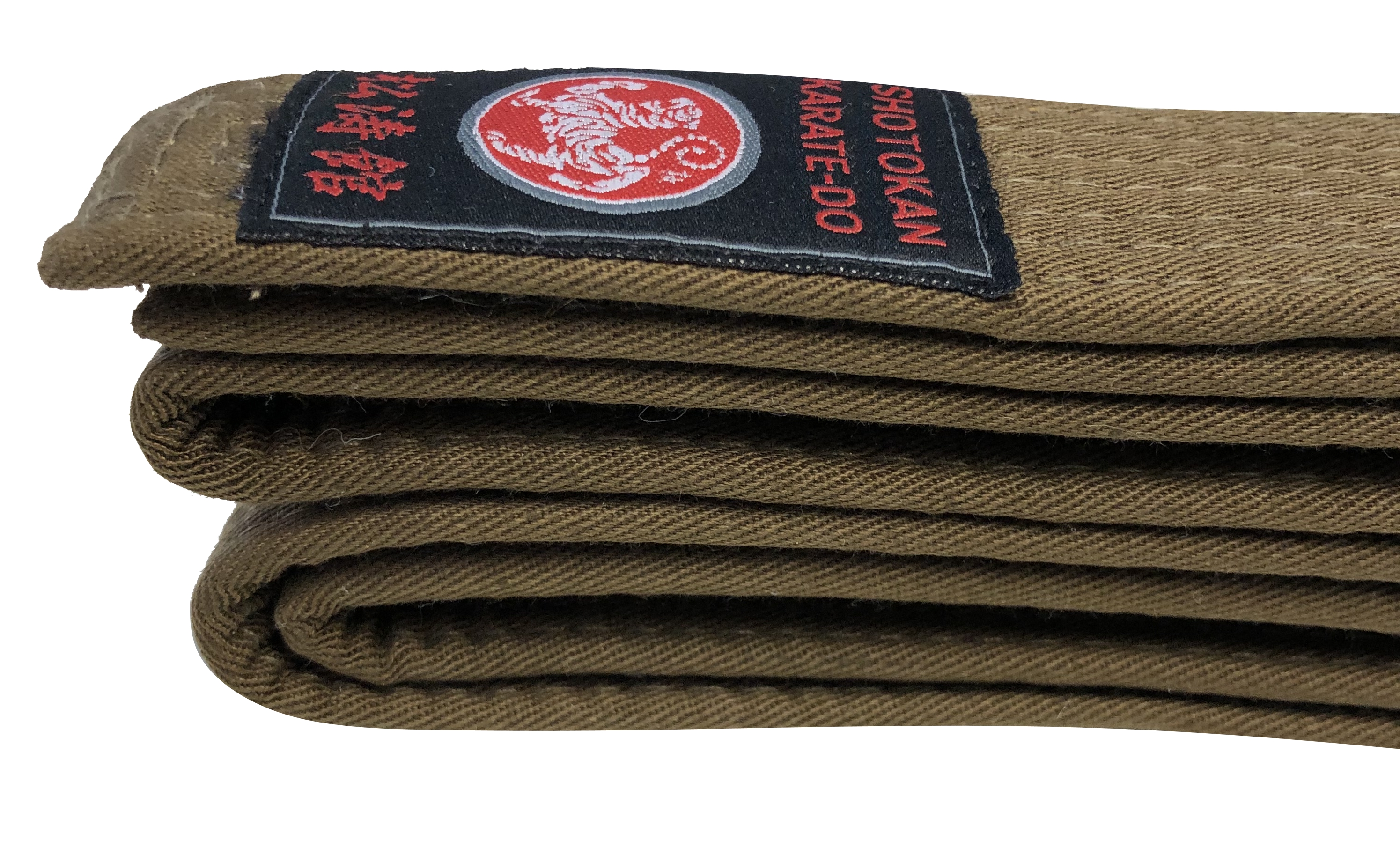 Shotokan Karategürtel Silver Edition 100 % Cotton braun 400