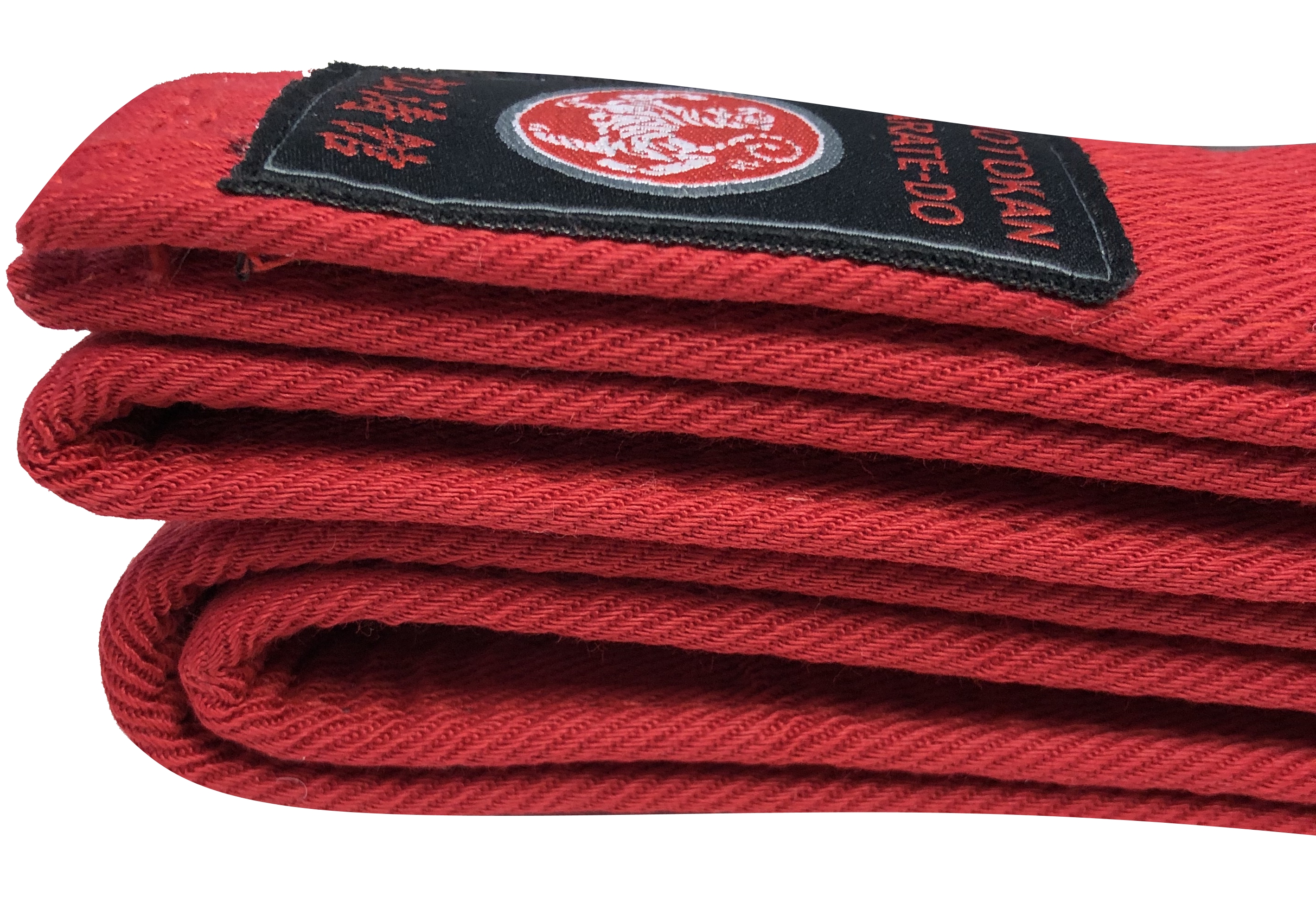 Shotokan Karategürtel Silver Edition 100 % Cotton rot 400
