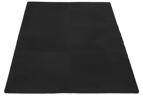 Trainingsmatte / Puzzlematte schwarz, ca. 185 x 125 cm
