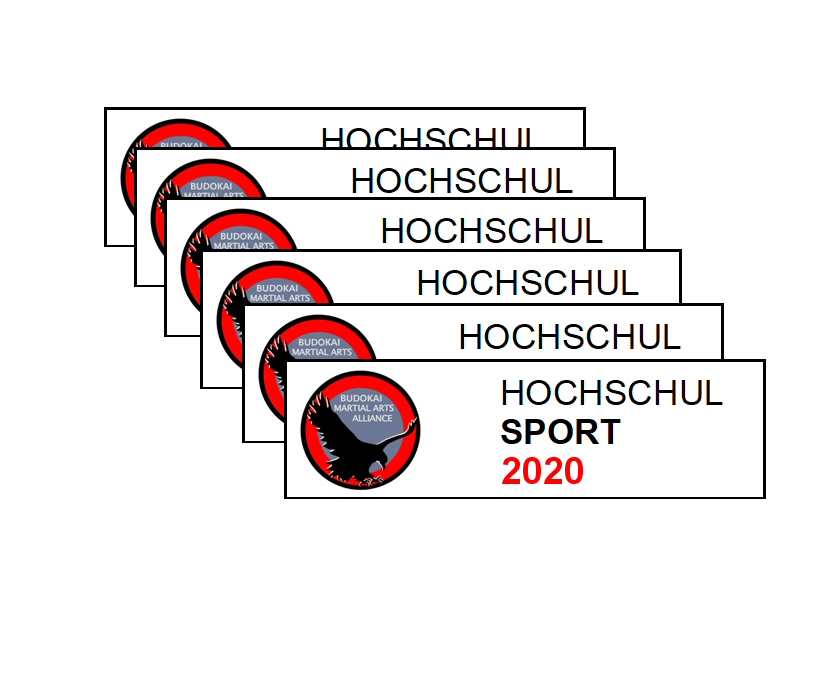 Budo Jahresmarken Hochschulsport 2020 - 100 Stk.