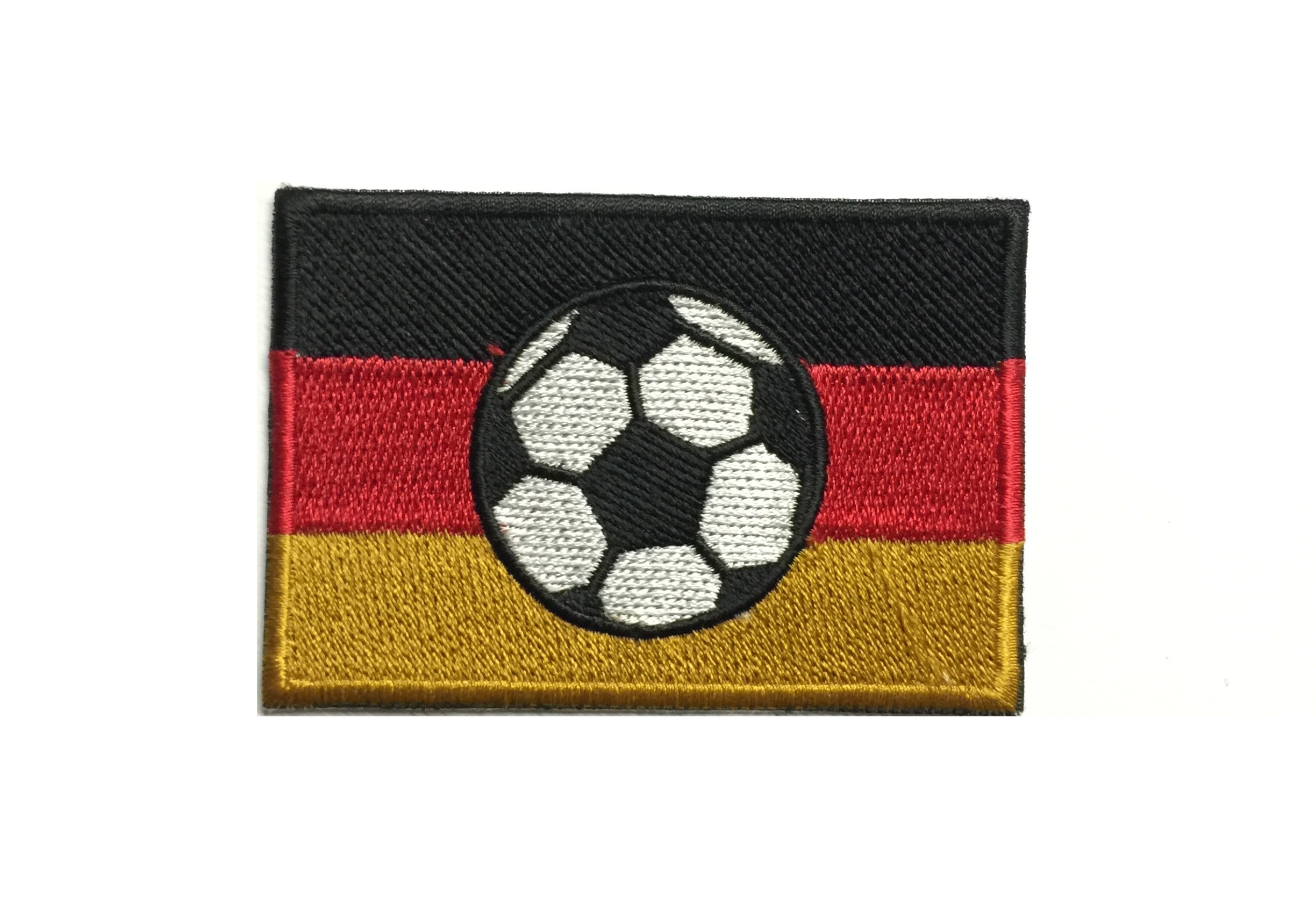 Aufnäher Flagge Deutschland Fußball 8 x 5 cm