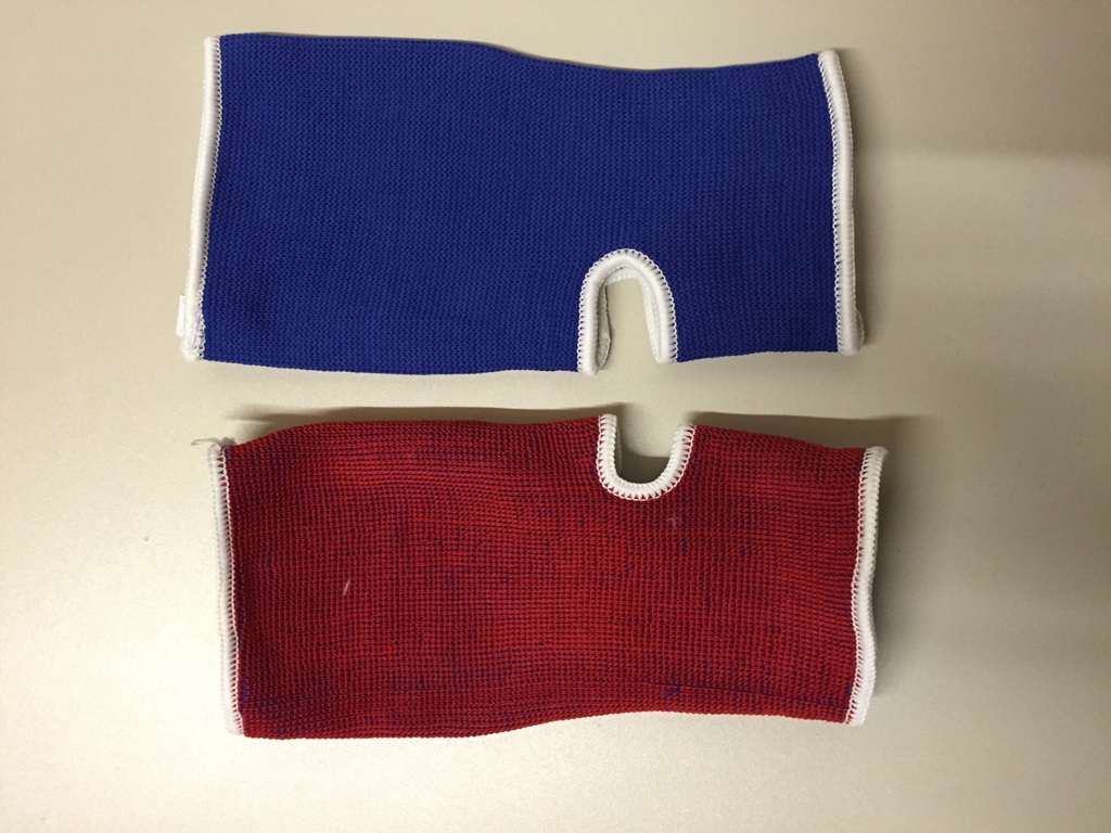 Knöchelbandage blau-rot