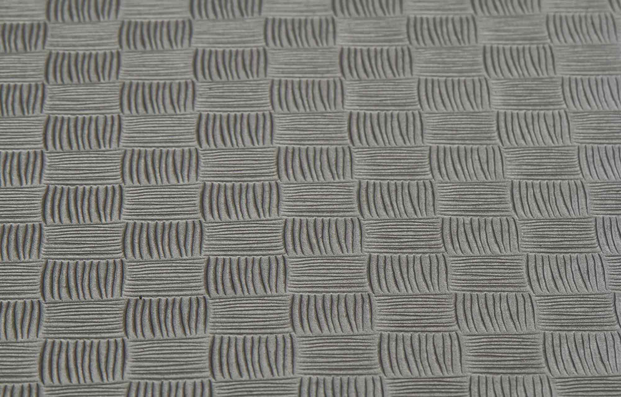 Kampfsportmatten Wendematte VERZAHNT Checker / 100 x 100 x 2cm / schwarz-grau