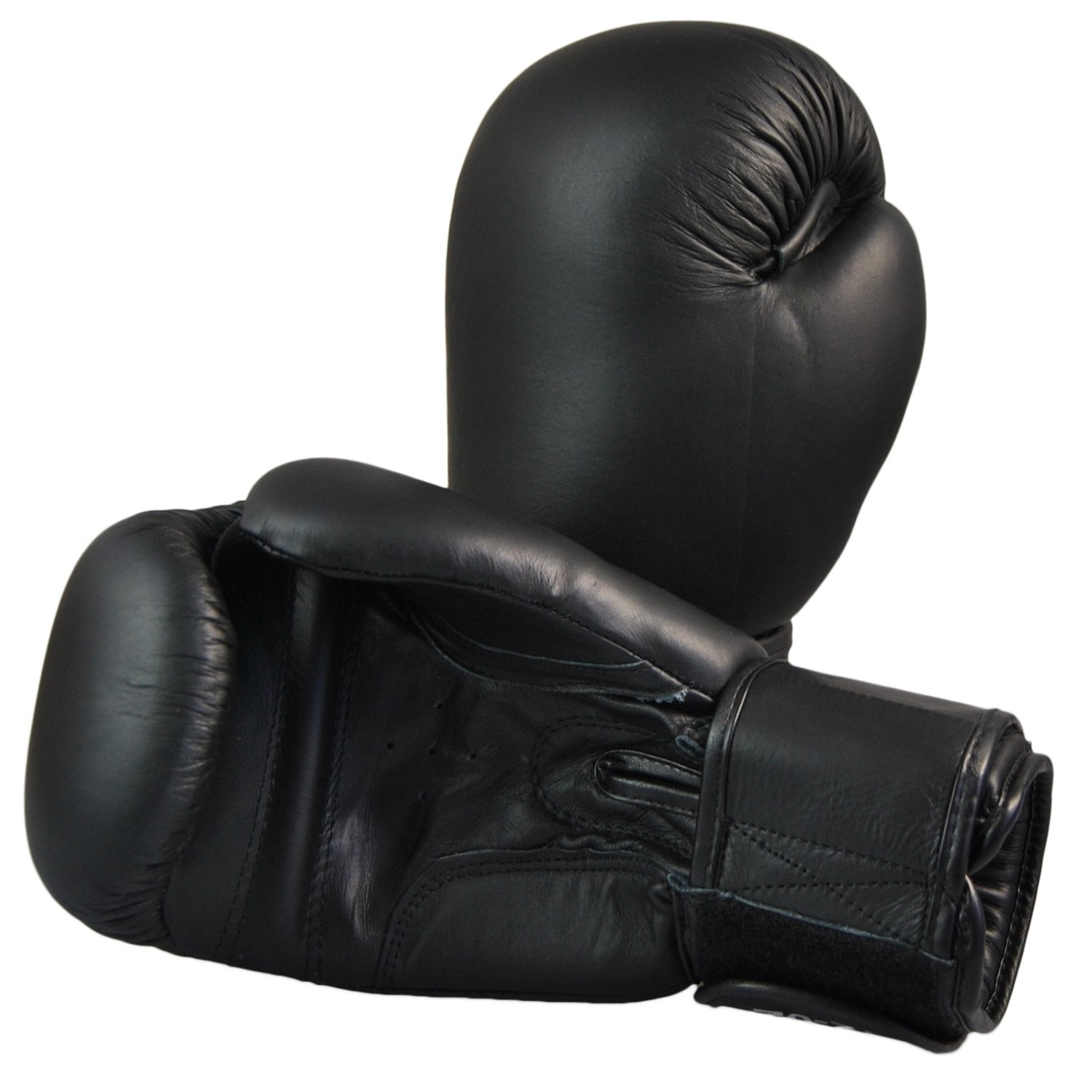 Boxhandschuhe Echtleder schwarz 8 oz