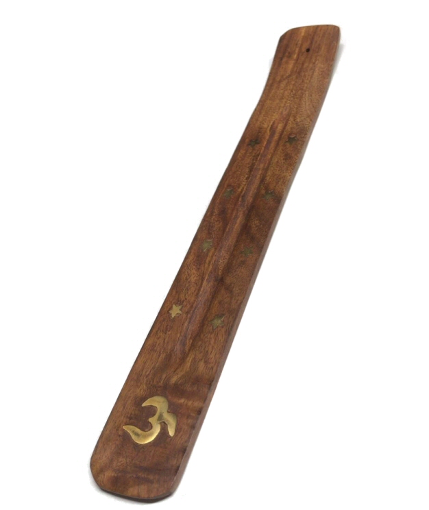 Räucherstäbchenhalter mit Metallverzierung