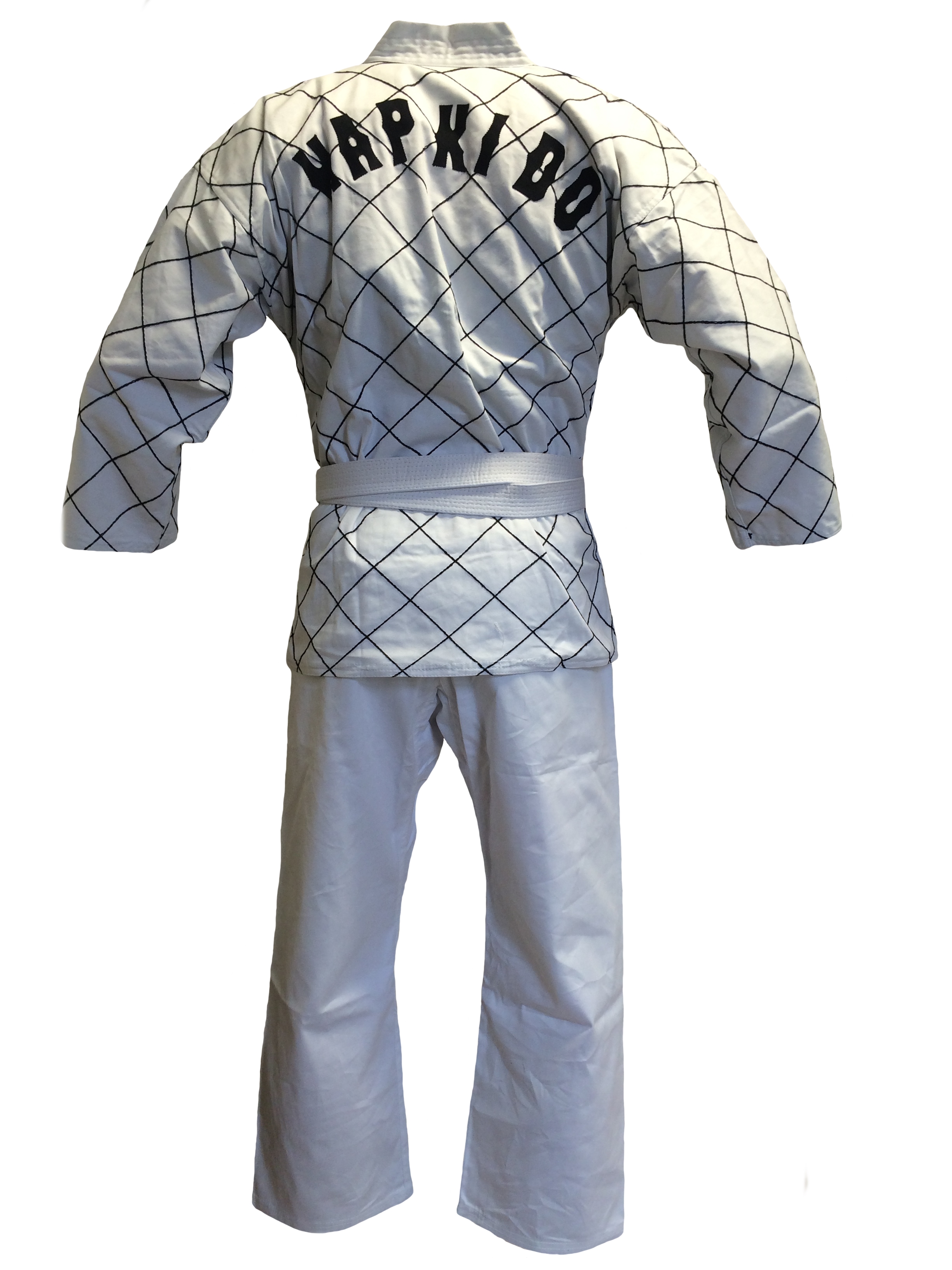 Hapkido-Anzug weiß mit Rauten 200