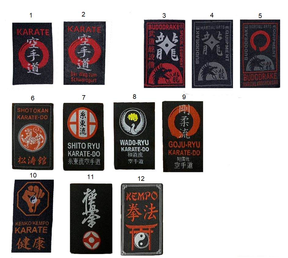 Schwarzgurt Karate Premium bestickt Kempo (12)/400/5 cm