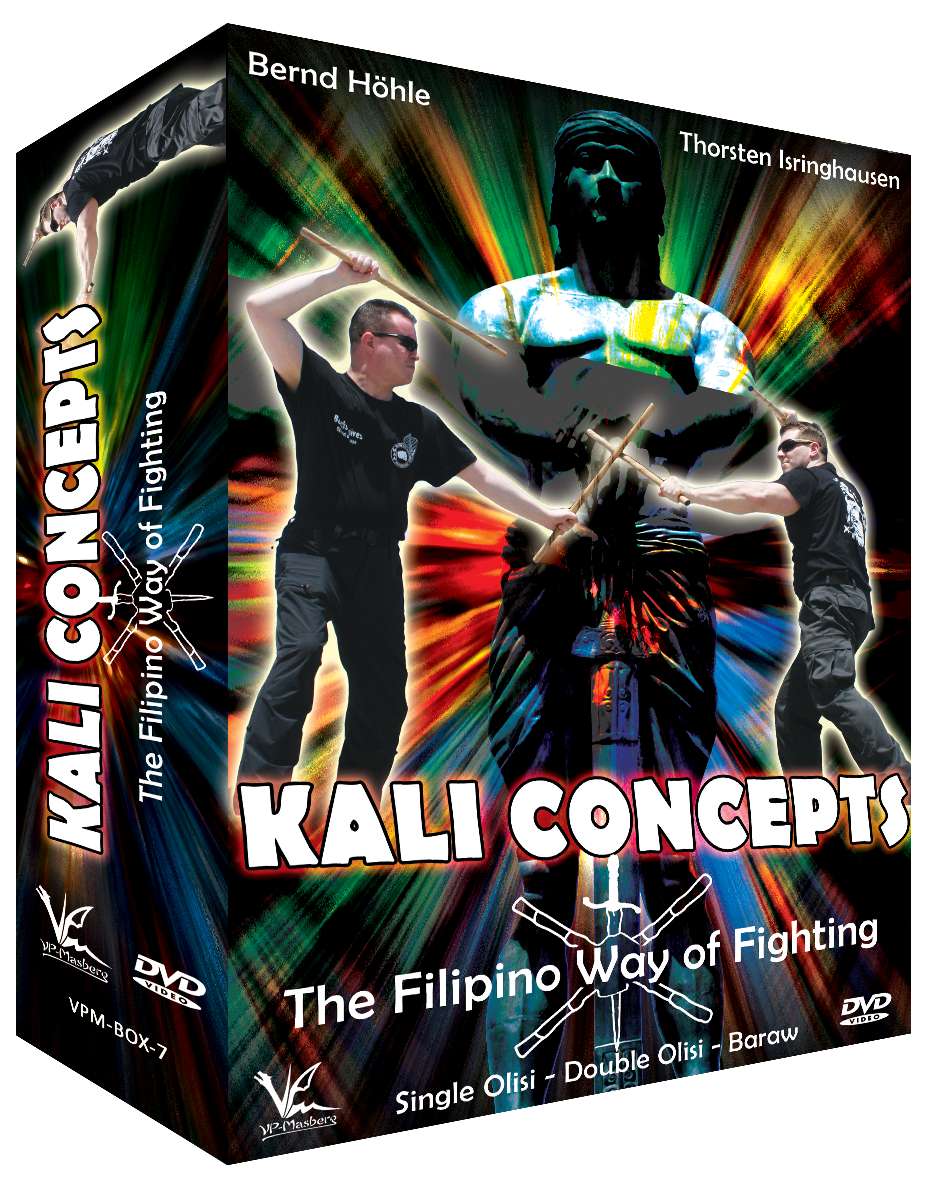 3 DVD Box Collection Kali Concepts (Einzelstock, Doppelstock, Messer)