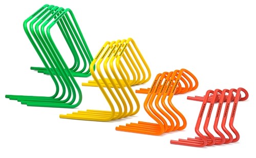 4-er Set Hürden - Breite 60 cm 45 cm (grün)