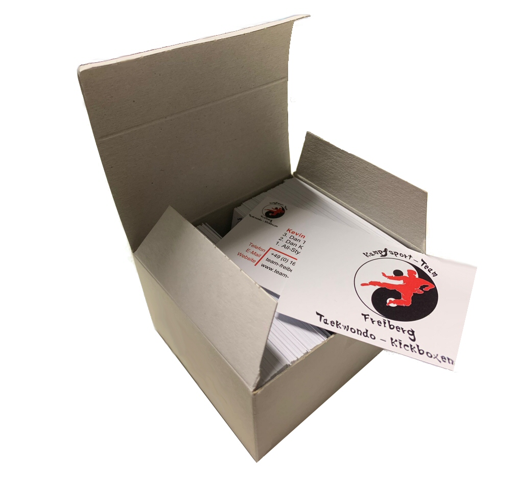 Visitenkarten Standardformat 85 x 55 mm 250 St.