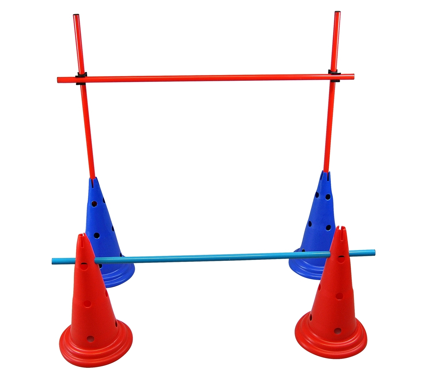 Markierungskegel / Pylonen-Set 4 Stk. - verschiedene Farben BLAU