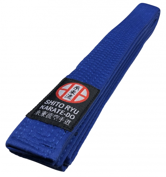 Shito-Ryu Karategürtel Einzelstücke SALE % Blau 300
