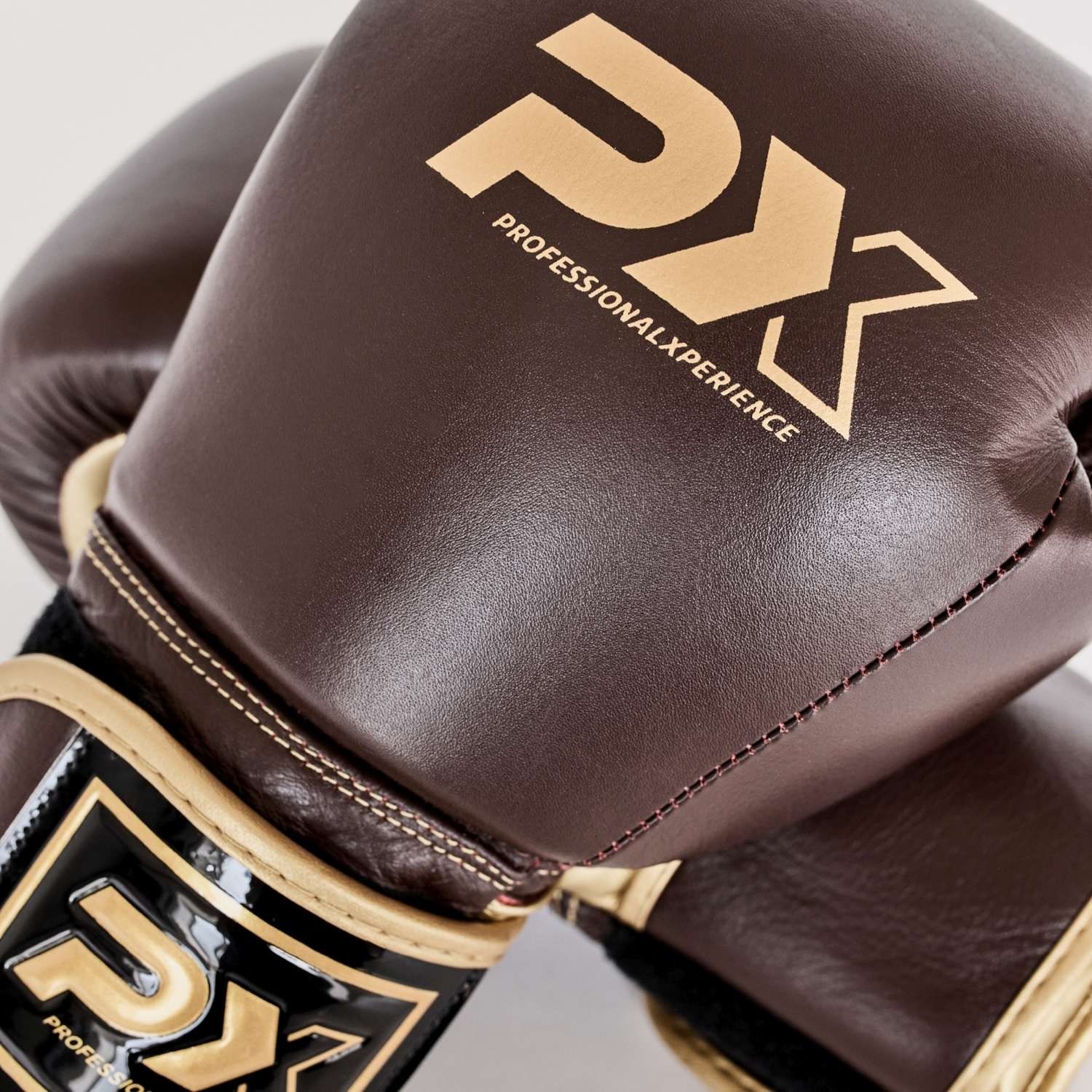 PX Boxhandschuh Braun-Gold
