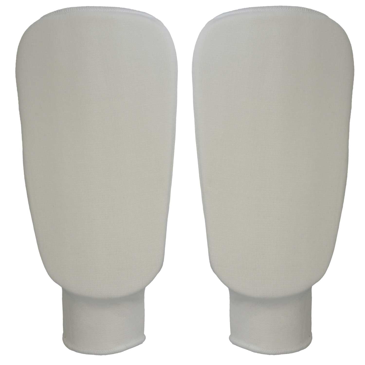 Schienbeinschützer Baumwolle weiß