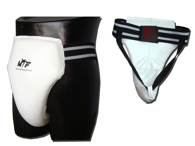 Wakocu Herren-Tiefschutz, PU, Taekwondo, WT-Zulassung