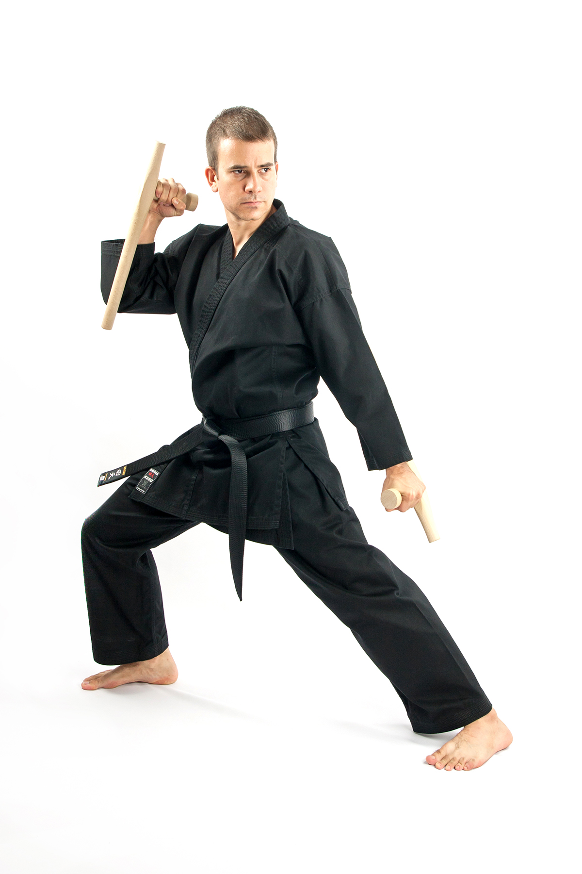 Kaiten Karateanzug Kuro schwarz