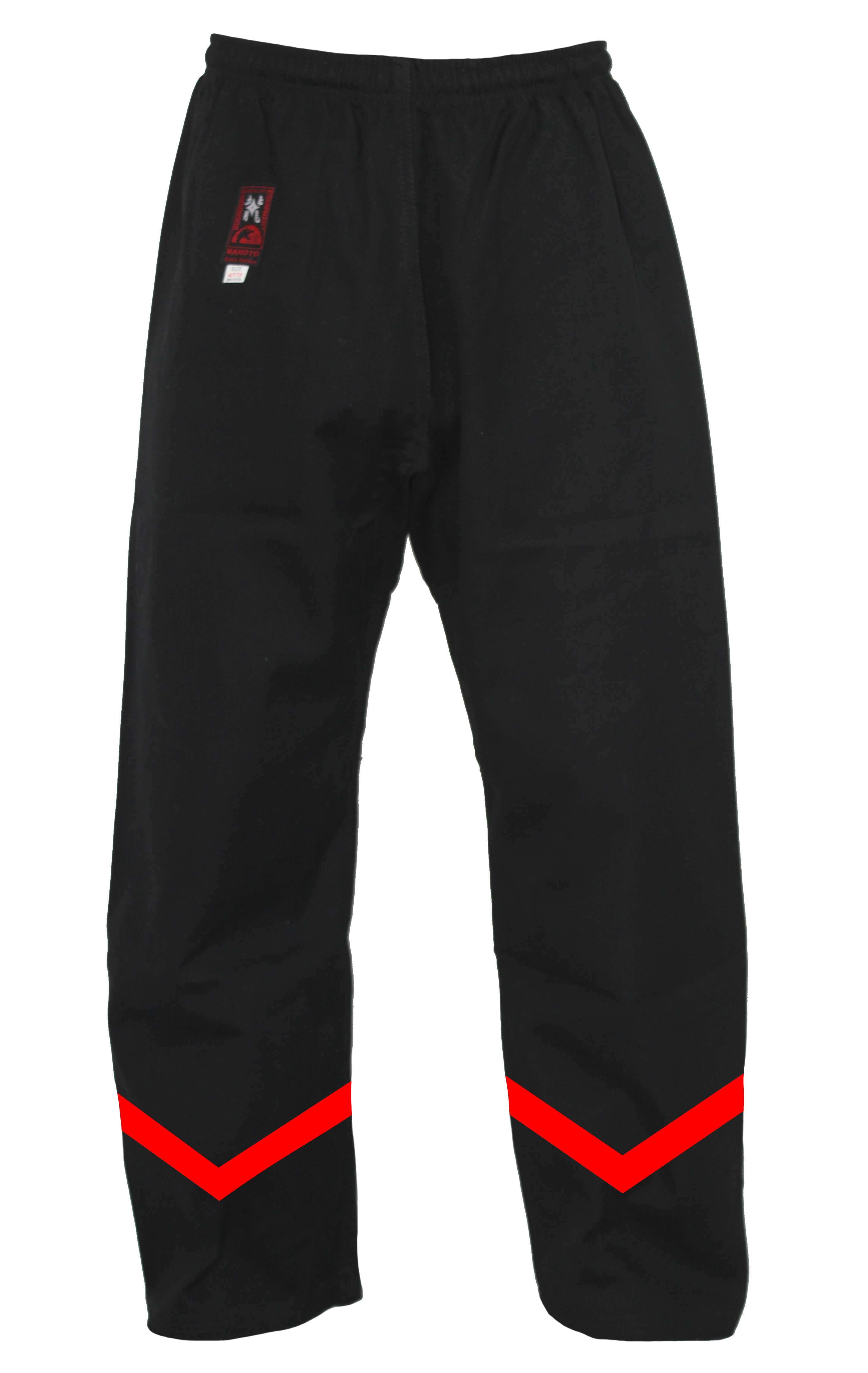 Wing Chun Hose, schwarz, Baumwolle ohne Bündchen am Hosenbein/200