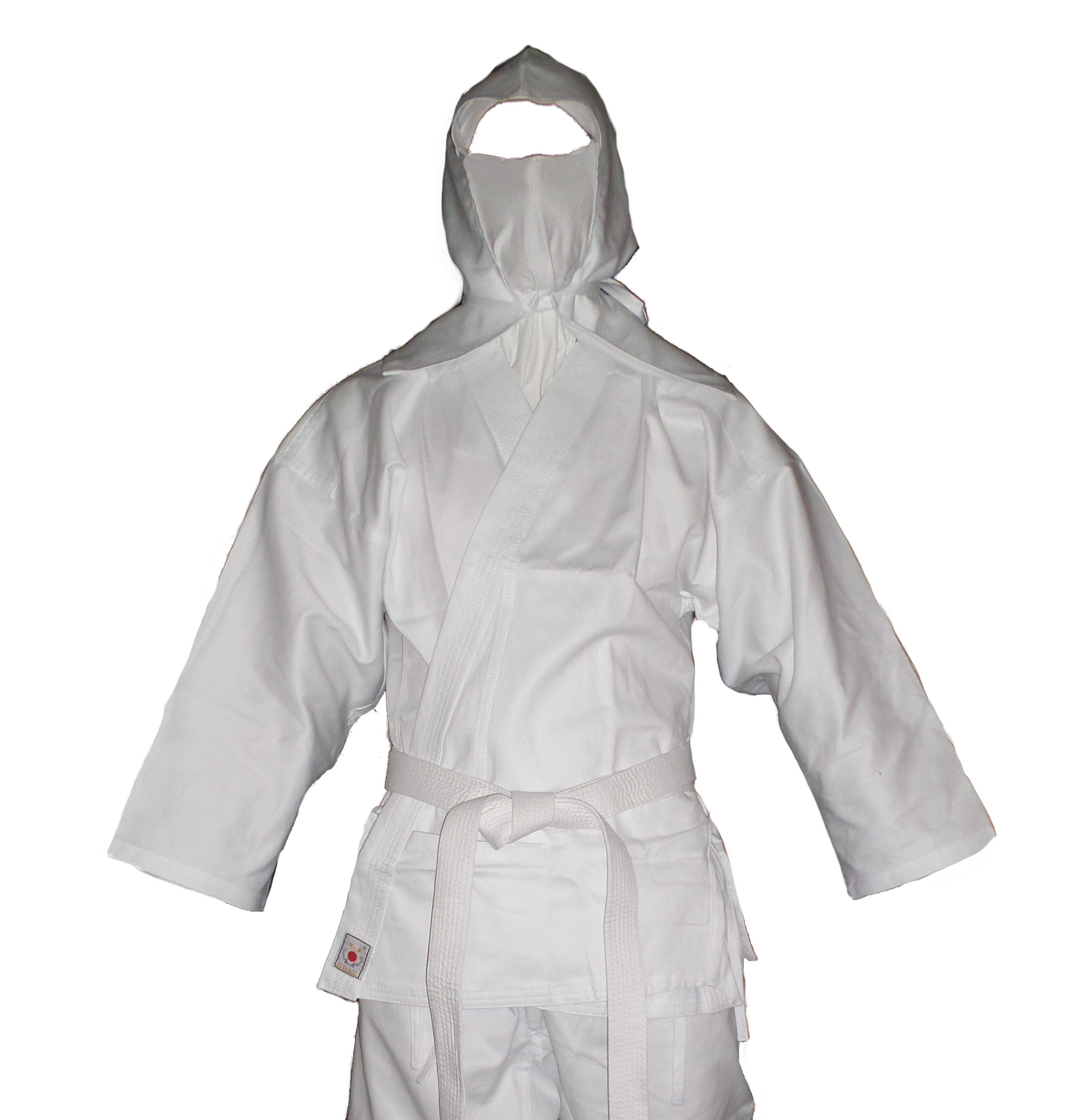 Ninjutsu / Ninja-Anzug Standard mit Kopfmaske, weiß (SALE%) 150
