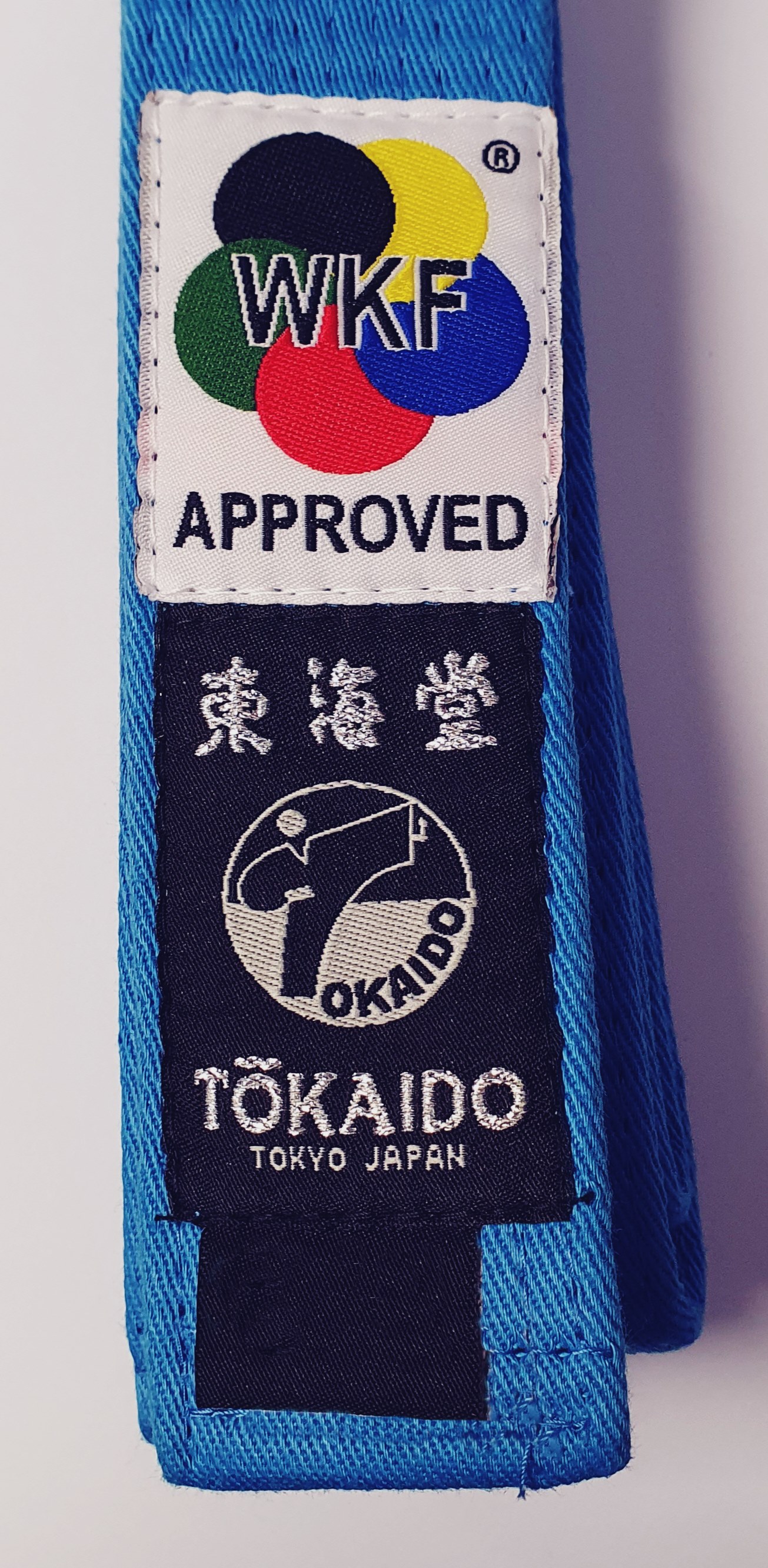 Tokaido Wettkampfgürtel Blaugurt (Kata) WKF