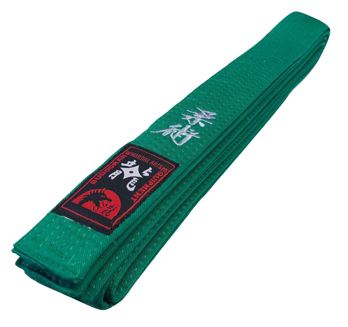 Grüngurt bestickt Jiu-Jitsu