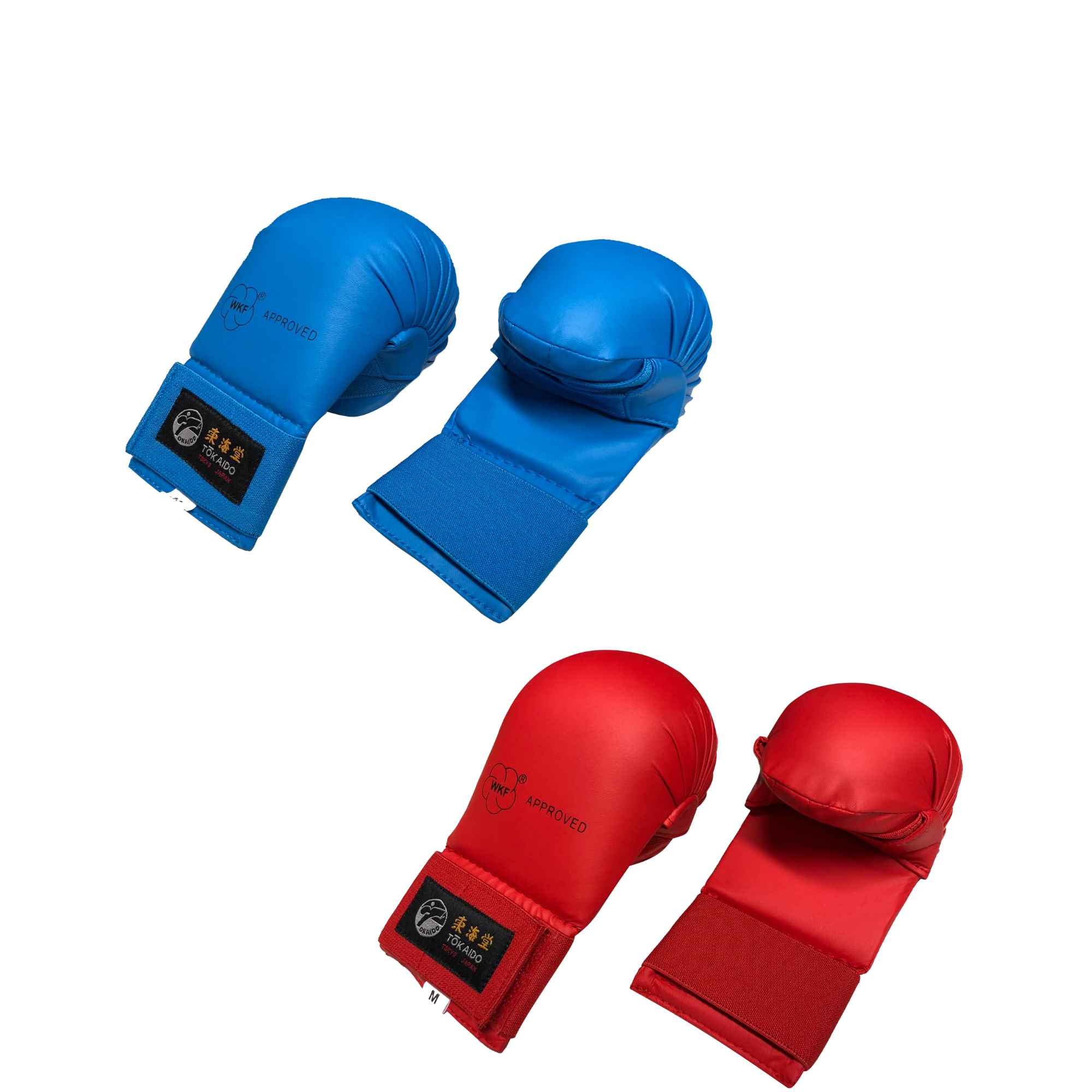 SET: Tokaido Wettkampf Faustschutz WKF rot + blau