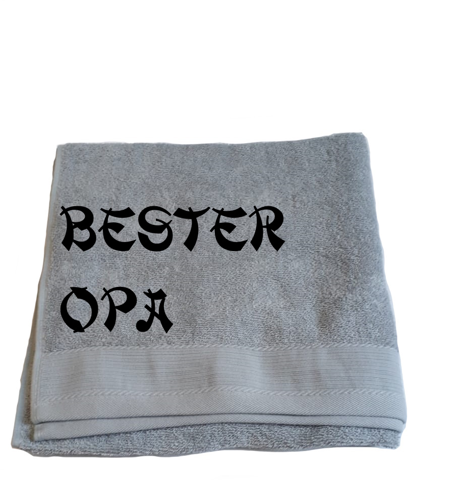 Handtuch mit Individuellen Text Violett Stick-Violett