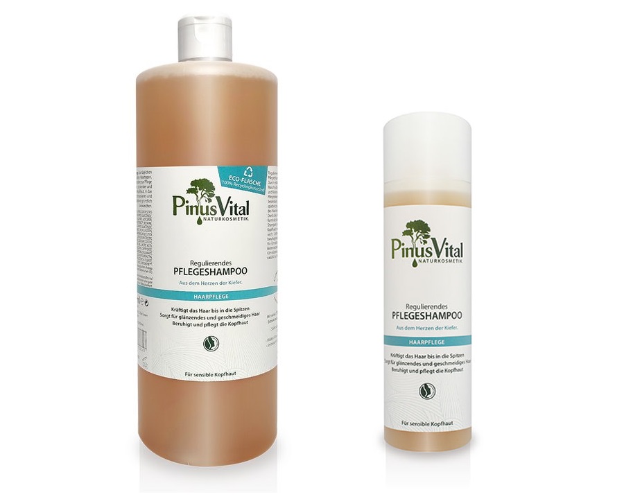 SET / PinusVital Pflegeshampoo's 1200 ml (41,63 EUR / 1 L)