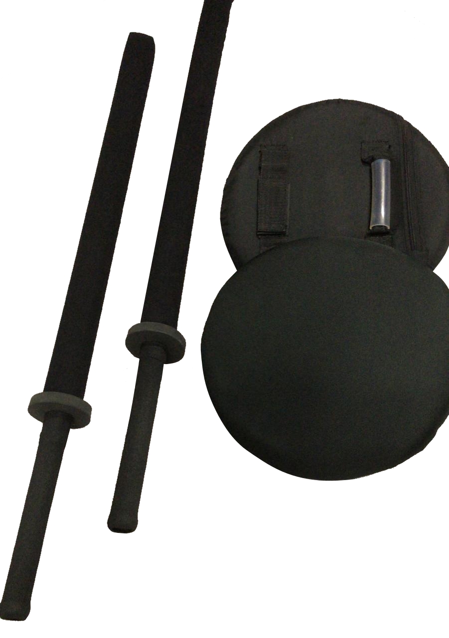 Anti-Aggressionsschläger Set (2 Schläger, 2 Schilde)