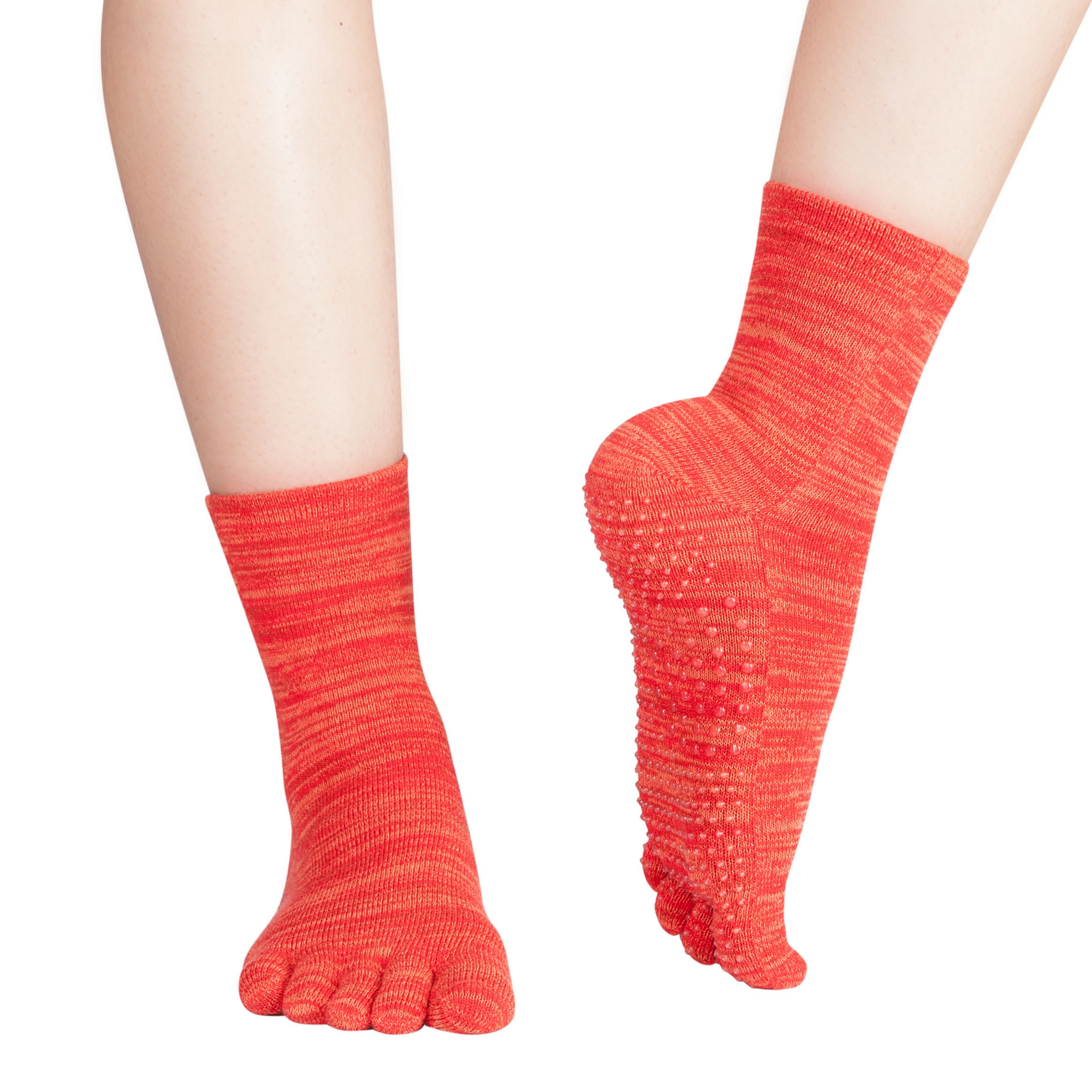 KNITIDO Fruit & Pepper Massage Zehensocken %SALE rot 43-46