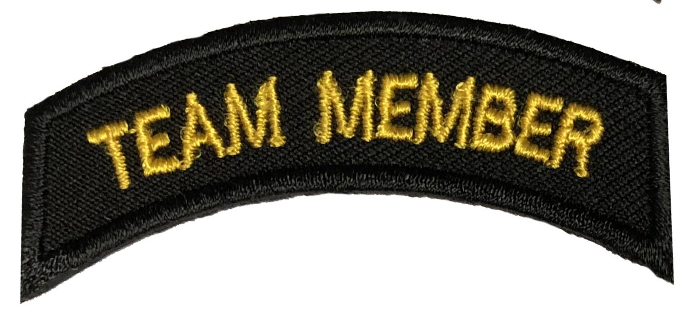 Zusatzaufnäher halbrund