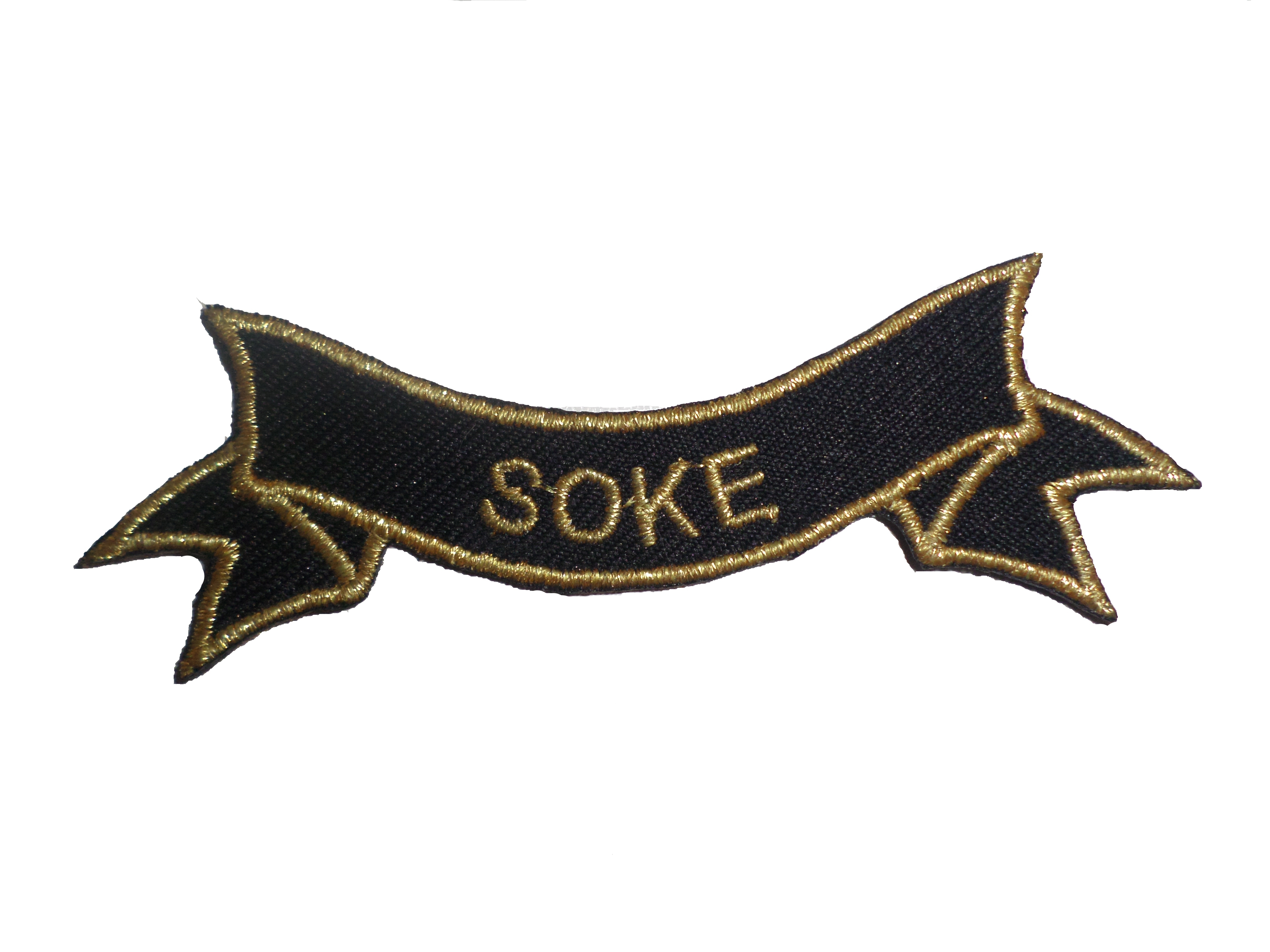 Zusatzaufnäher / Patch geschweift Chairman