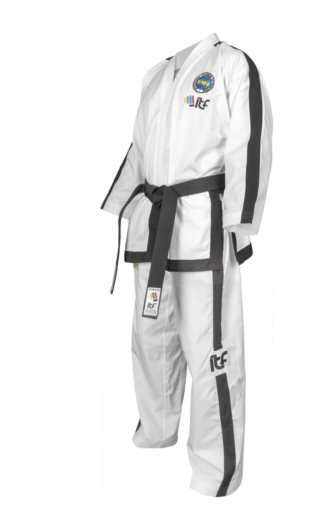 TOP TEN Taekwondo Dobok INSTRUCTOR PREMIUM GOLD (4. - 6. Dan, ITF app.)
