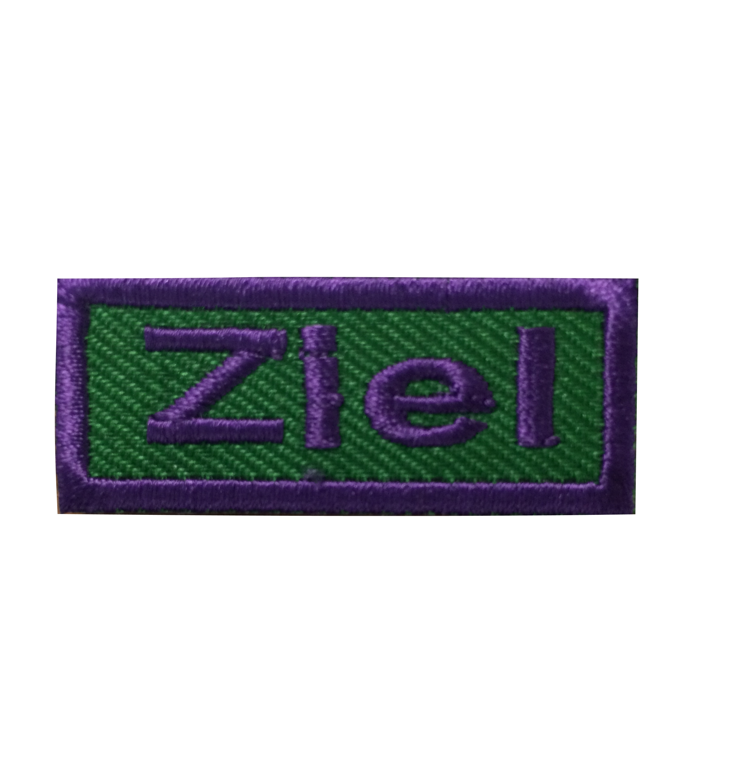 Ziel - Anerkennungs-Abzeichen / Skill Patch violett/ grün