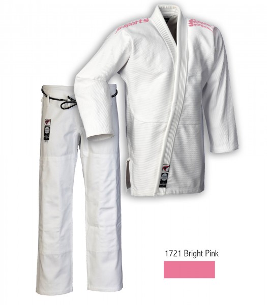 Ju Jutsu Anzug "Pearl Pure" Color Schulterstick A6 gold