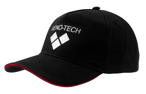 Cap schwarz mit Wunschbedruckung