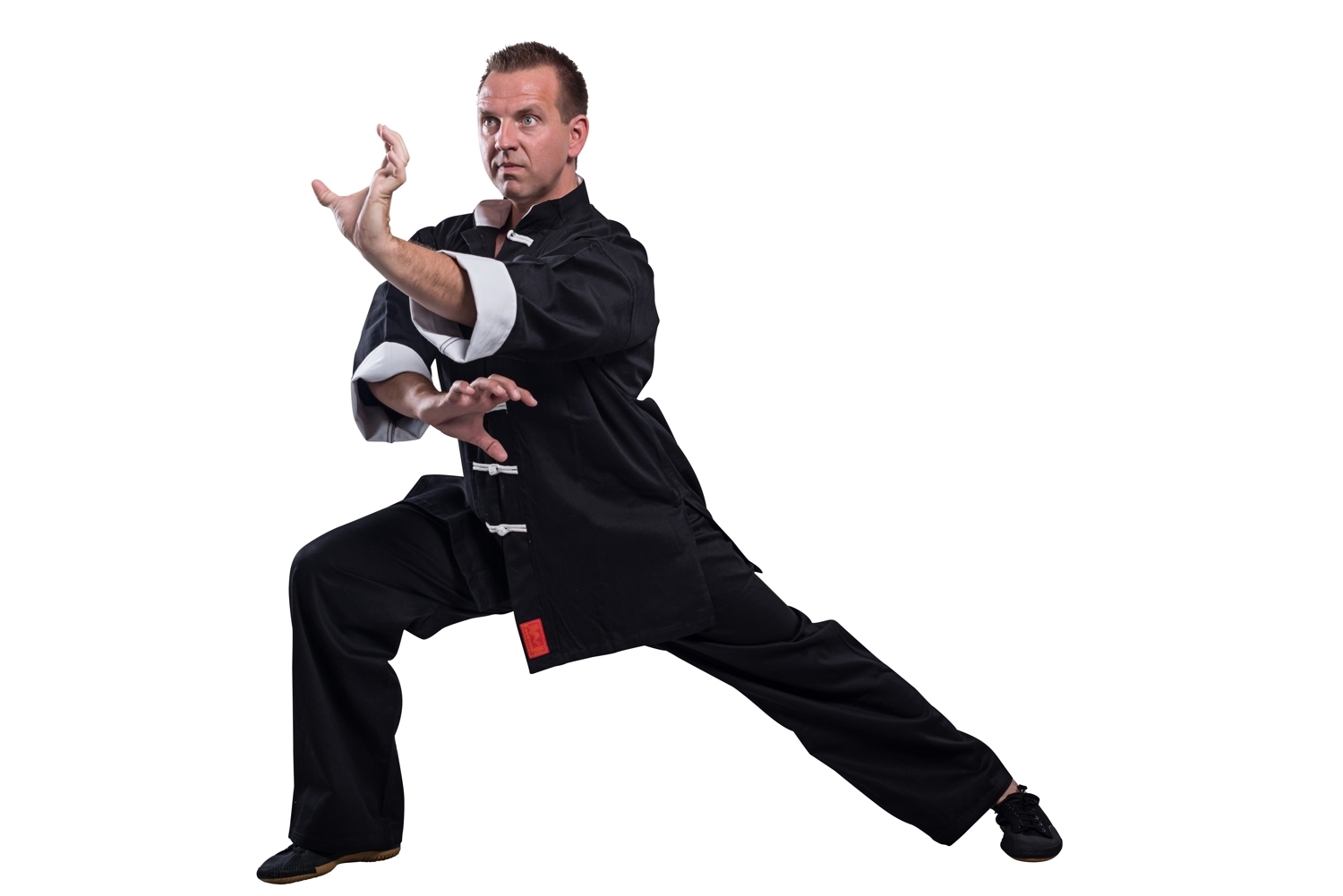 Kung Fu Anzug, black-white, Shaolin II 160