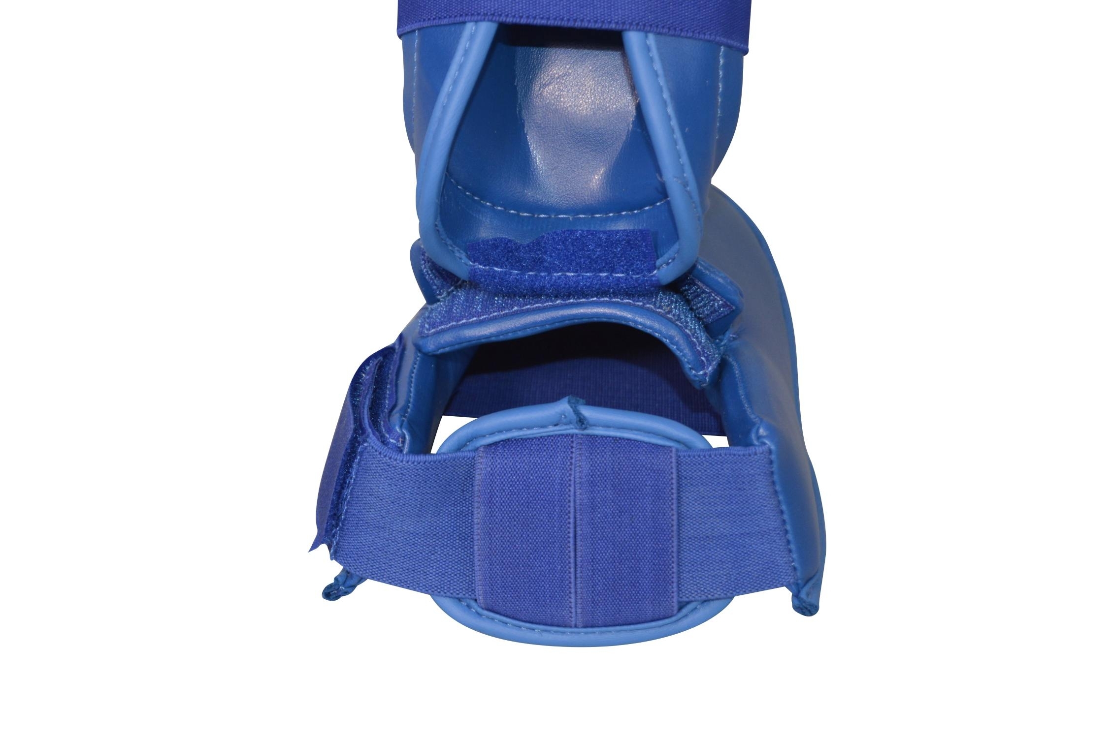 Karate Wettkampf SET Faustschützer u. Schienbeinspannschutz ROT + BLAU