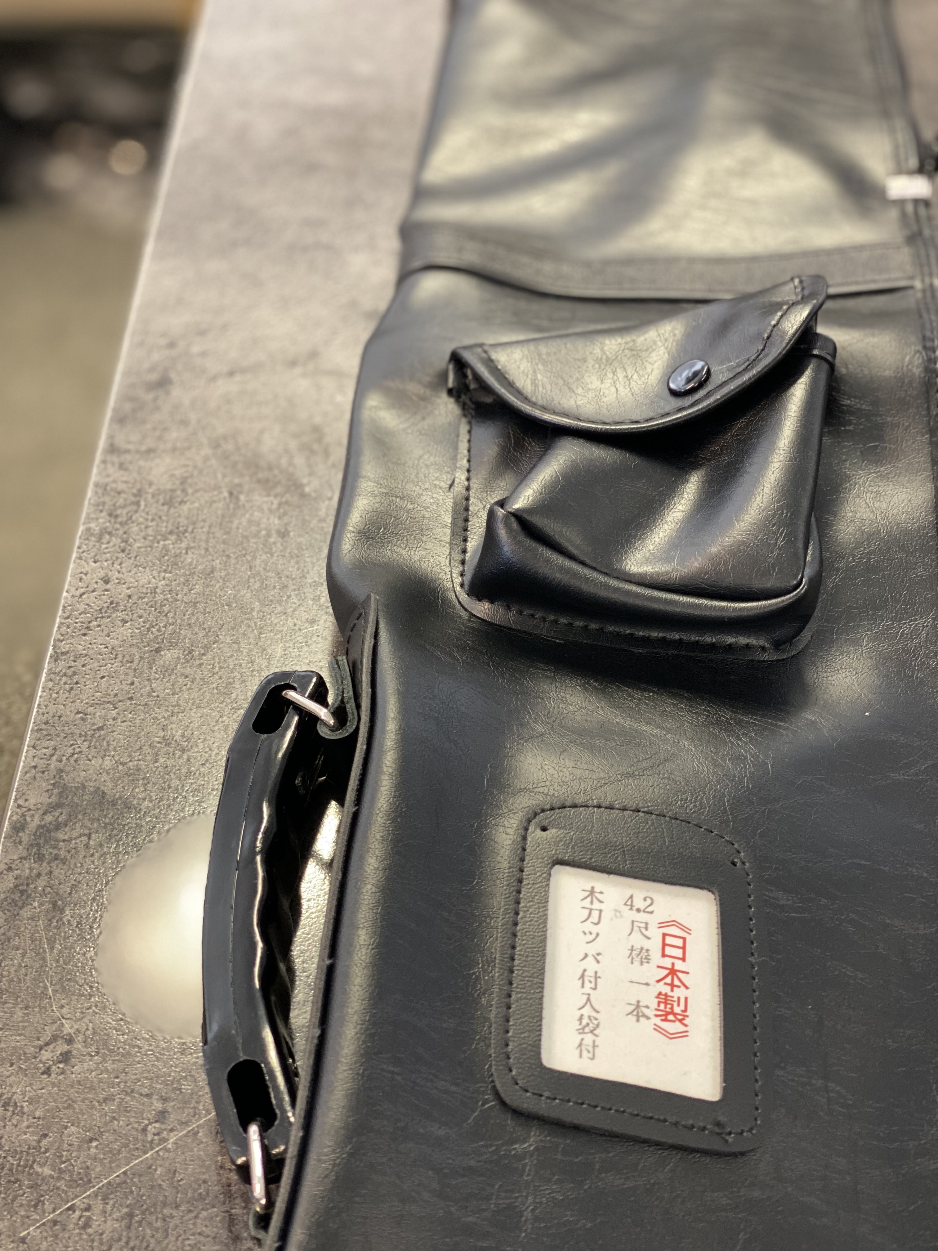 Aikido Waffentasche Deluxe Leder Japan