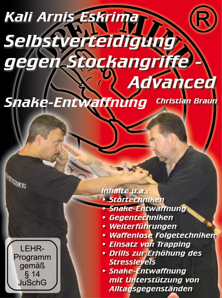 DVD Selbstverteidigung ohne Stockangriffe-Advanced Snake-Entwaffnung