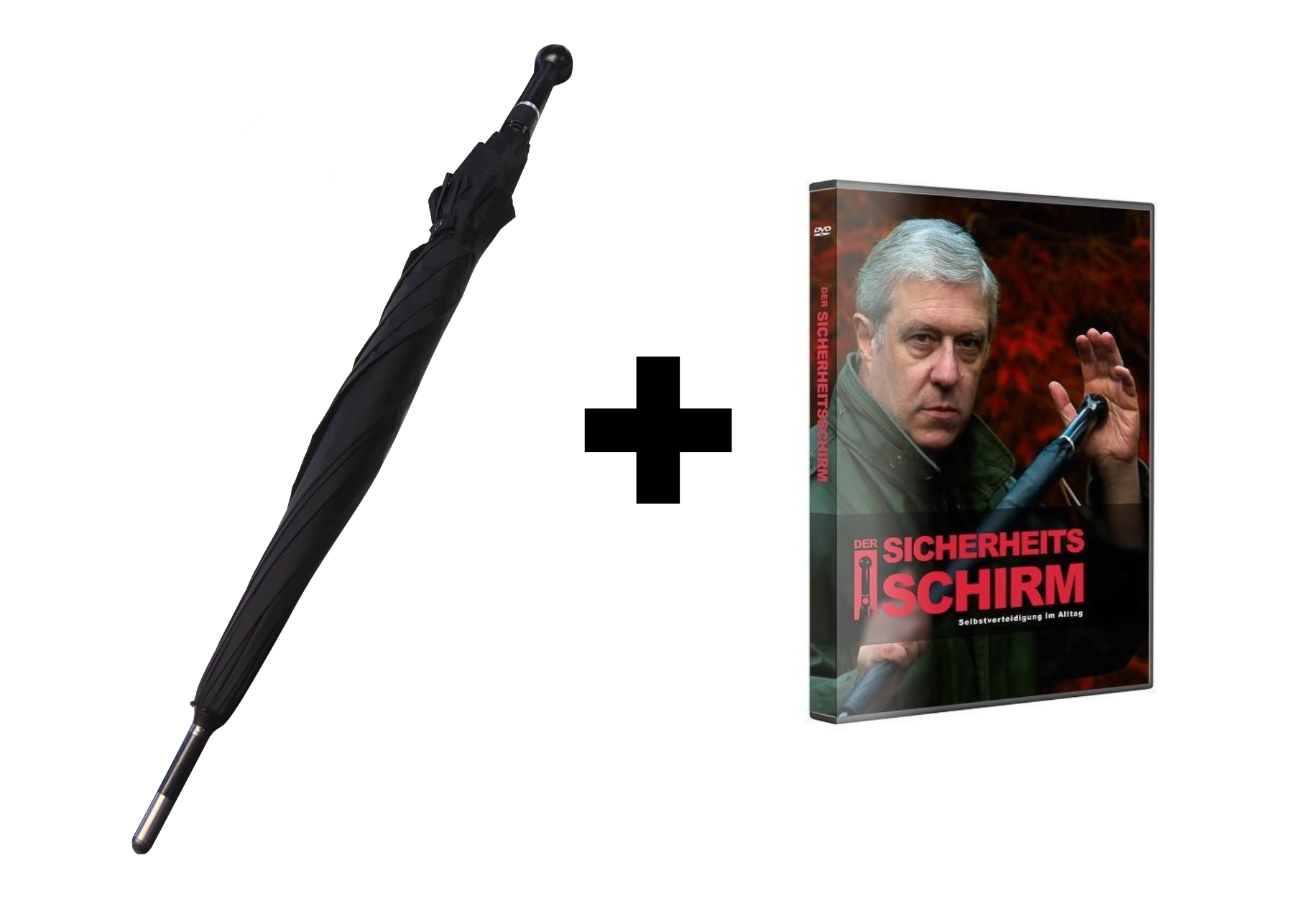 Set Selbstverteidigungs-Schirm (Knauf) + DVD
