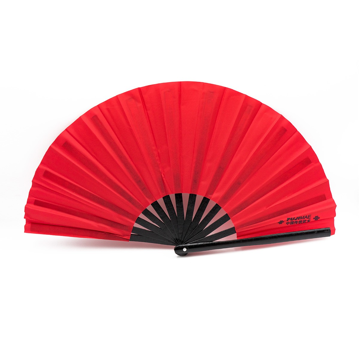 Fächer Bambus, schlicht / blau