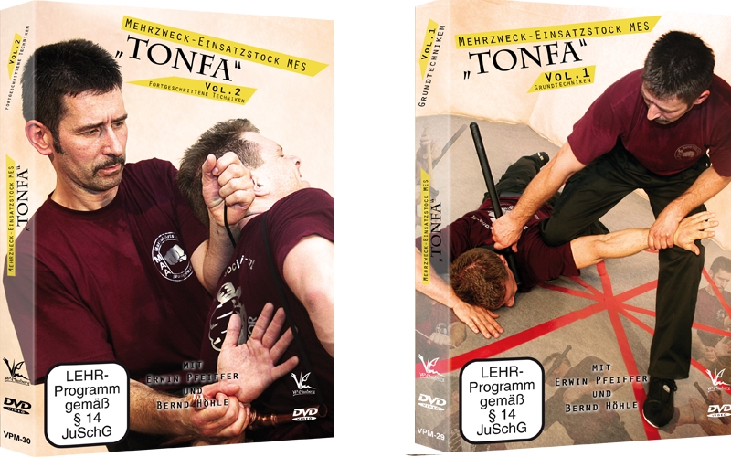 DVD-Set: Mehrzweck-Einsatzstock MES Tonfa Vol.1 + 2