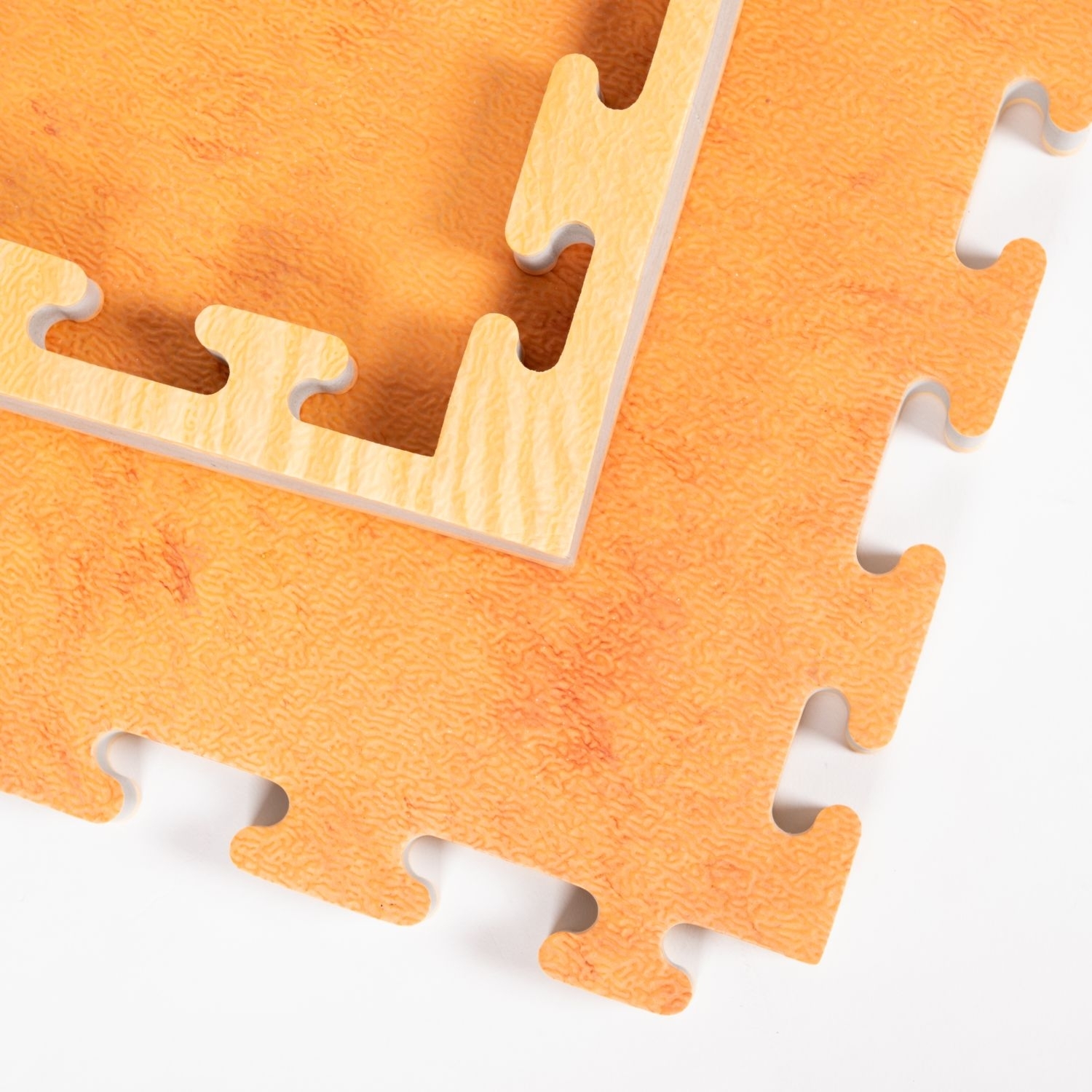 SET: Kampfsportmatten Holz-Sand-Optik / 100 x 100 x 2,5cm