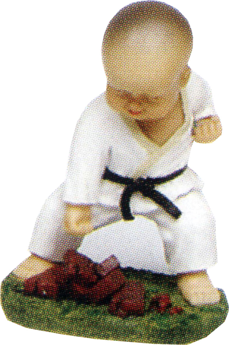Karate Figur  (H920) 6,5 x 9 x 12,5cm