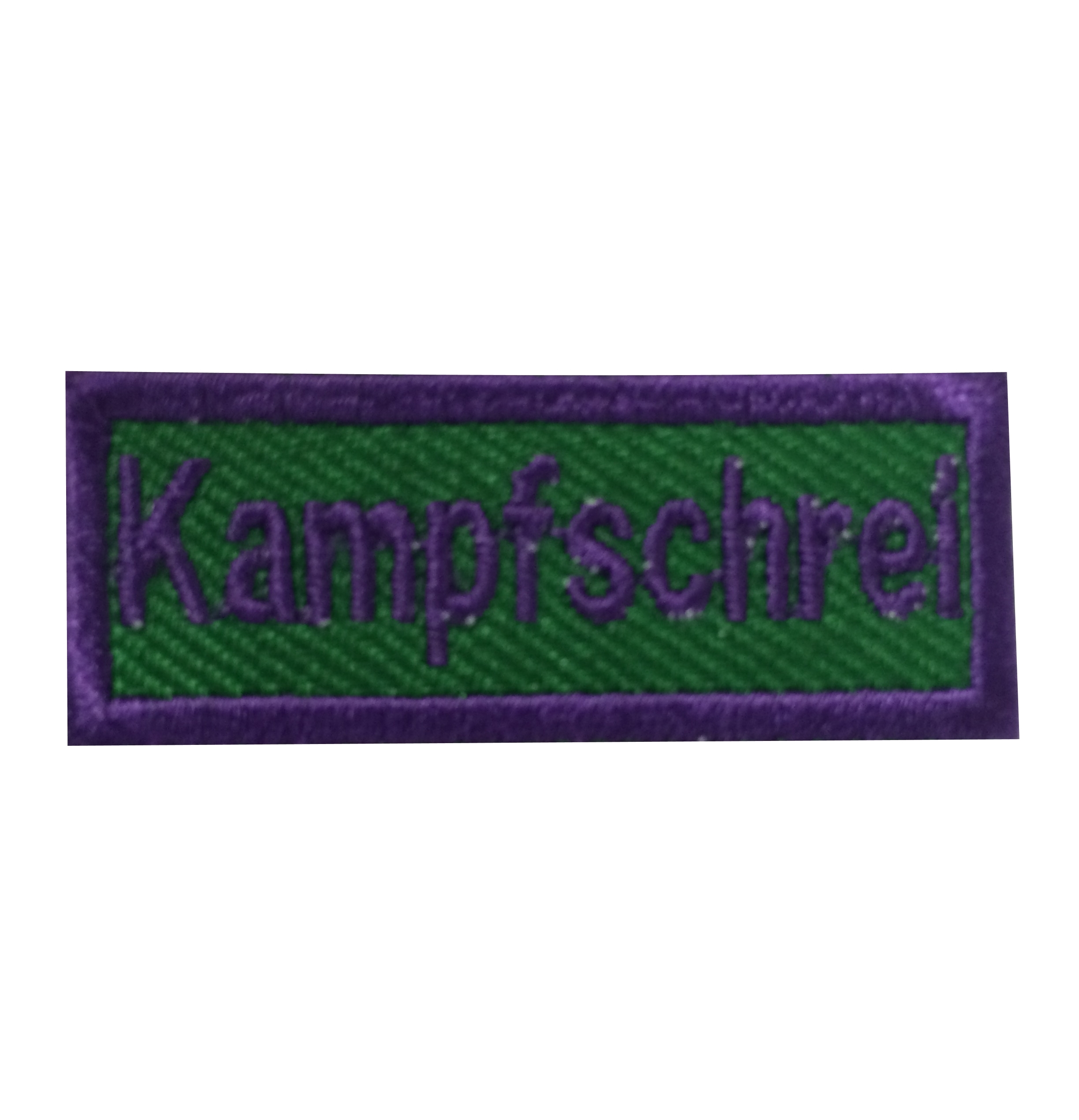 Kampfschrei - Anerkennungs-Abzeichen / Skill Patch violett/ grün