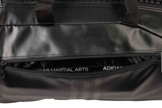 adidas 2in1 Bag "martial arts" black/white PU, adiACC051 L