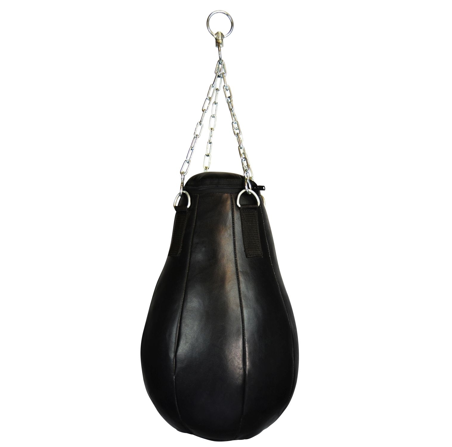 Maisbirne Leder schwarz schwer, mit Aufhängung