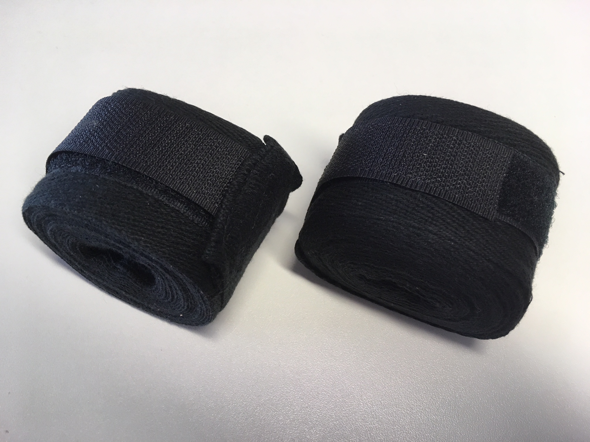 Boxbandagen 350 cm, elastisch, schwarz