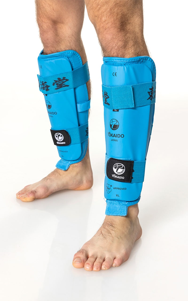 Tokaido Schienbeinschützer WKF Blau