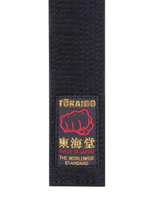 Tokaido Schwarzgurt BAUMWOLLE Made in Japan 355